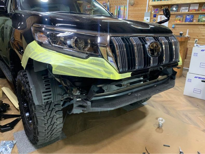 150プラドにARBパーツで無骨なオフロードスタイル