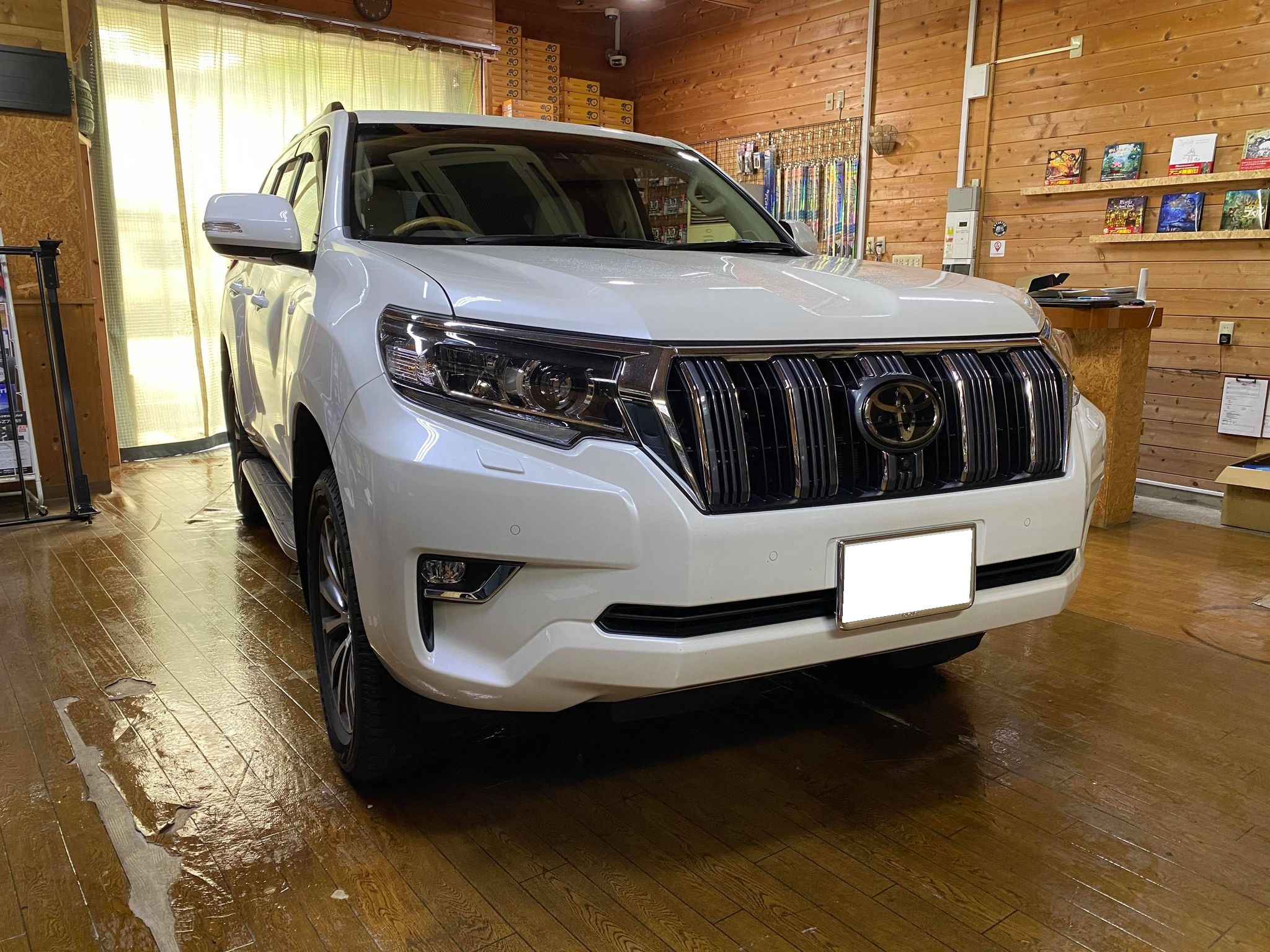 プラドを移動式オービス対策。