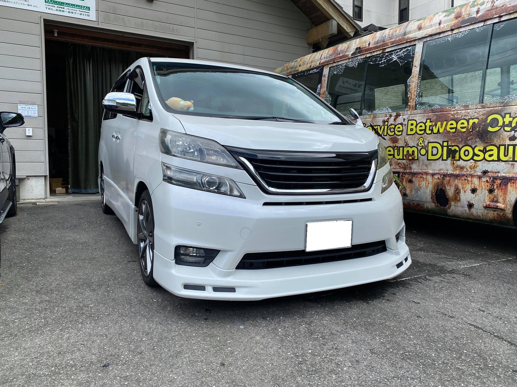 ヴェルファイアのナビ交換！