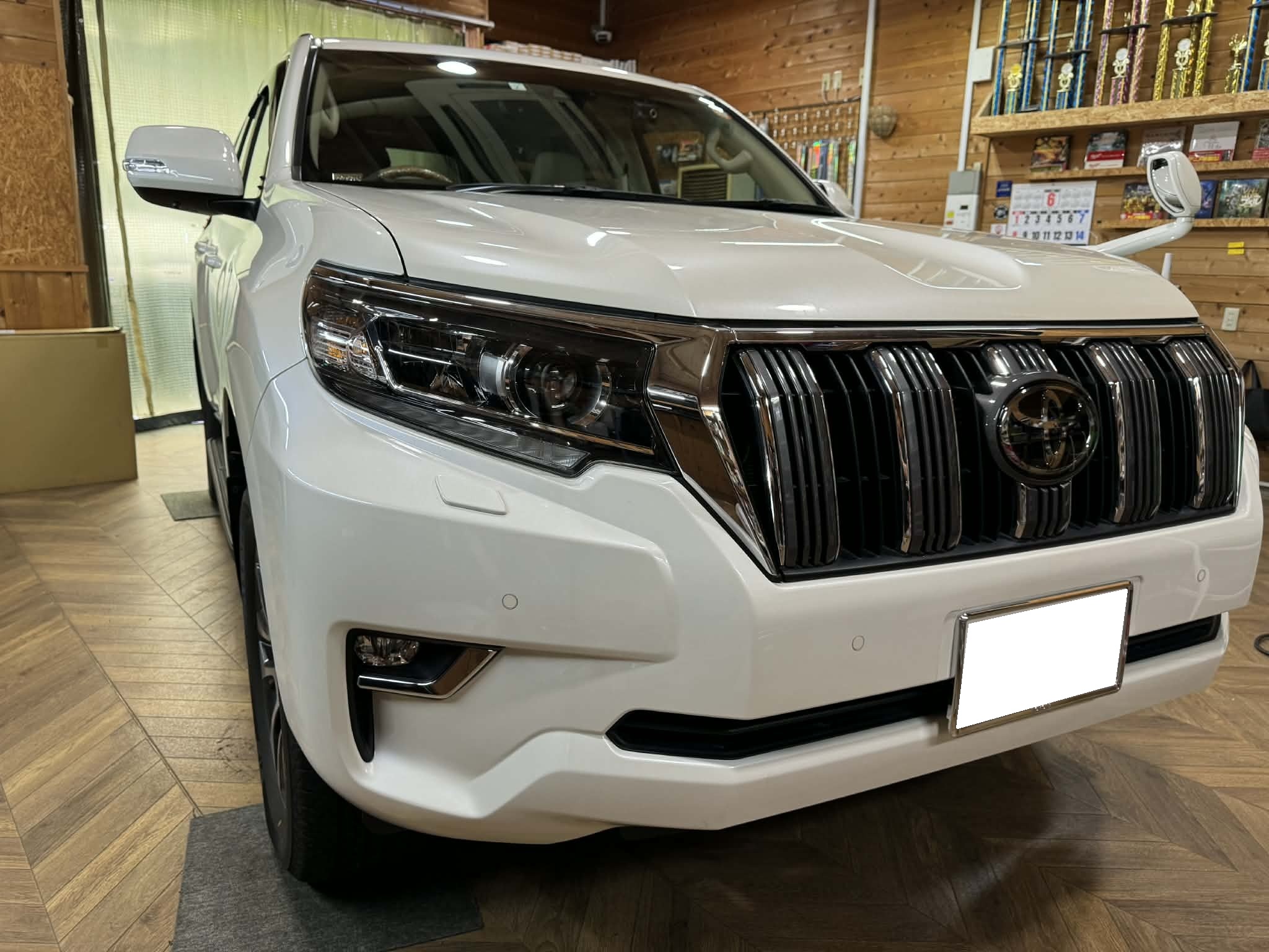 徳島県からご来店‼四国に数少ない「パンテーラ取扱店」で鉄壁ガード!ランドクルーザー150プラドにカーセキュリティパンテーラ取付‼