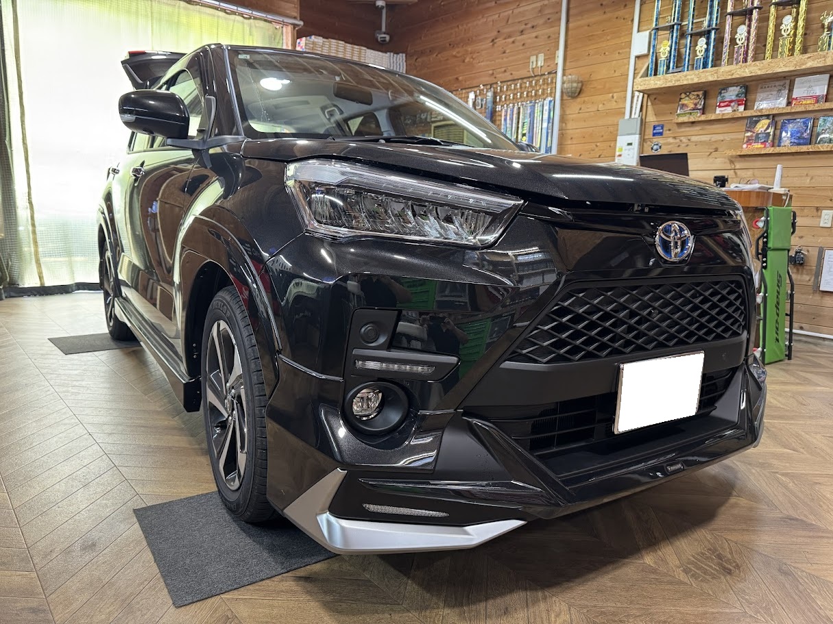 愛媛県からご来店‼値上げ直前のSTEK『DYNOshield』PPF ＆ 一押しマックスウィンで鉄壁快適化！ライズにMAXWINデジタルインナーミラーとSTEKプロテクションフィルム施工‼